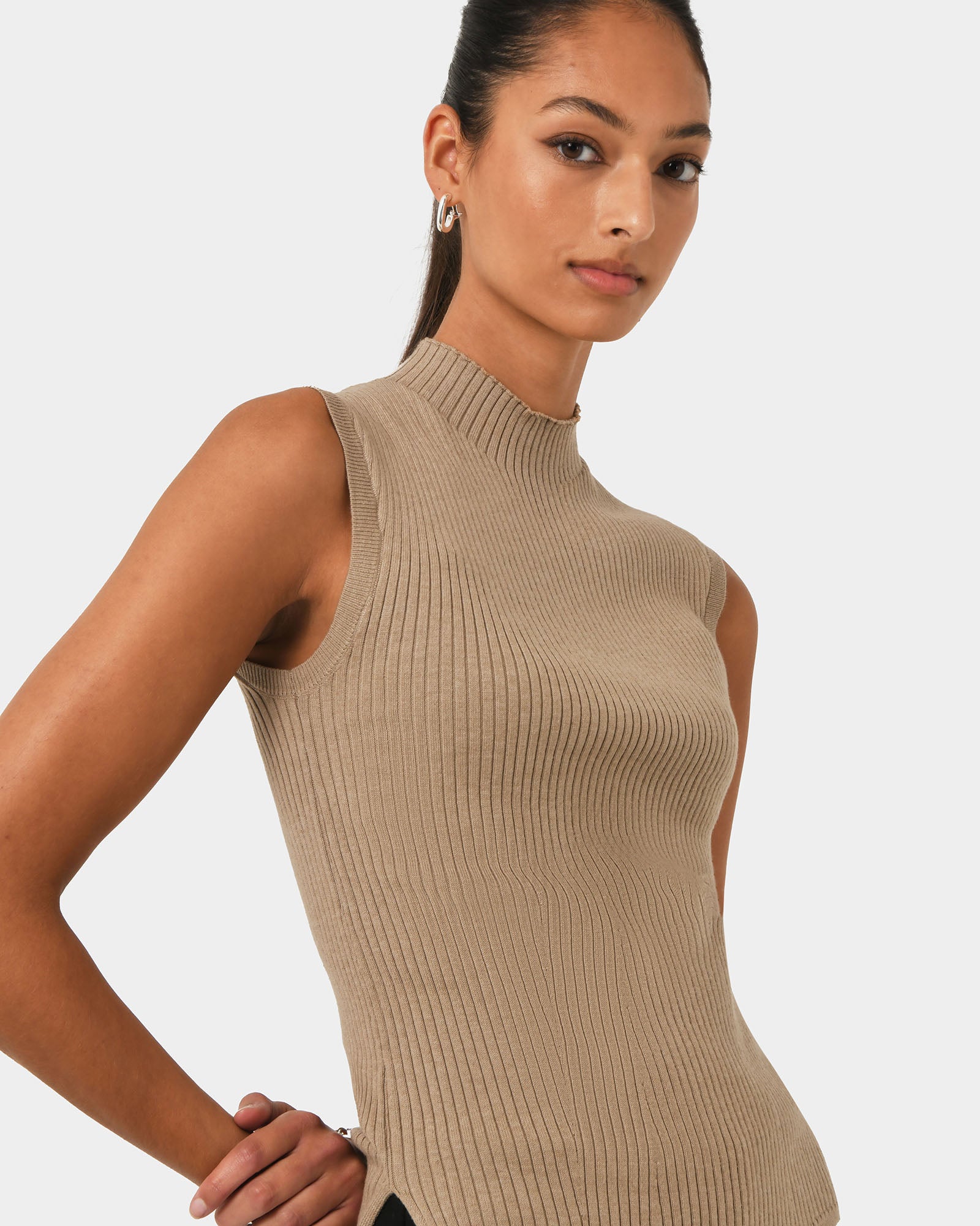 Charm Mock Neck Knit