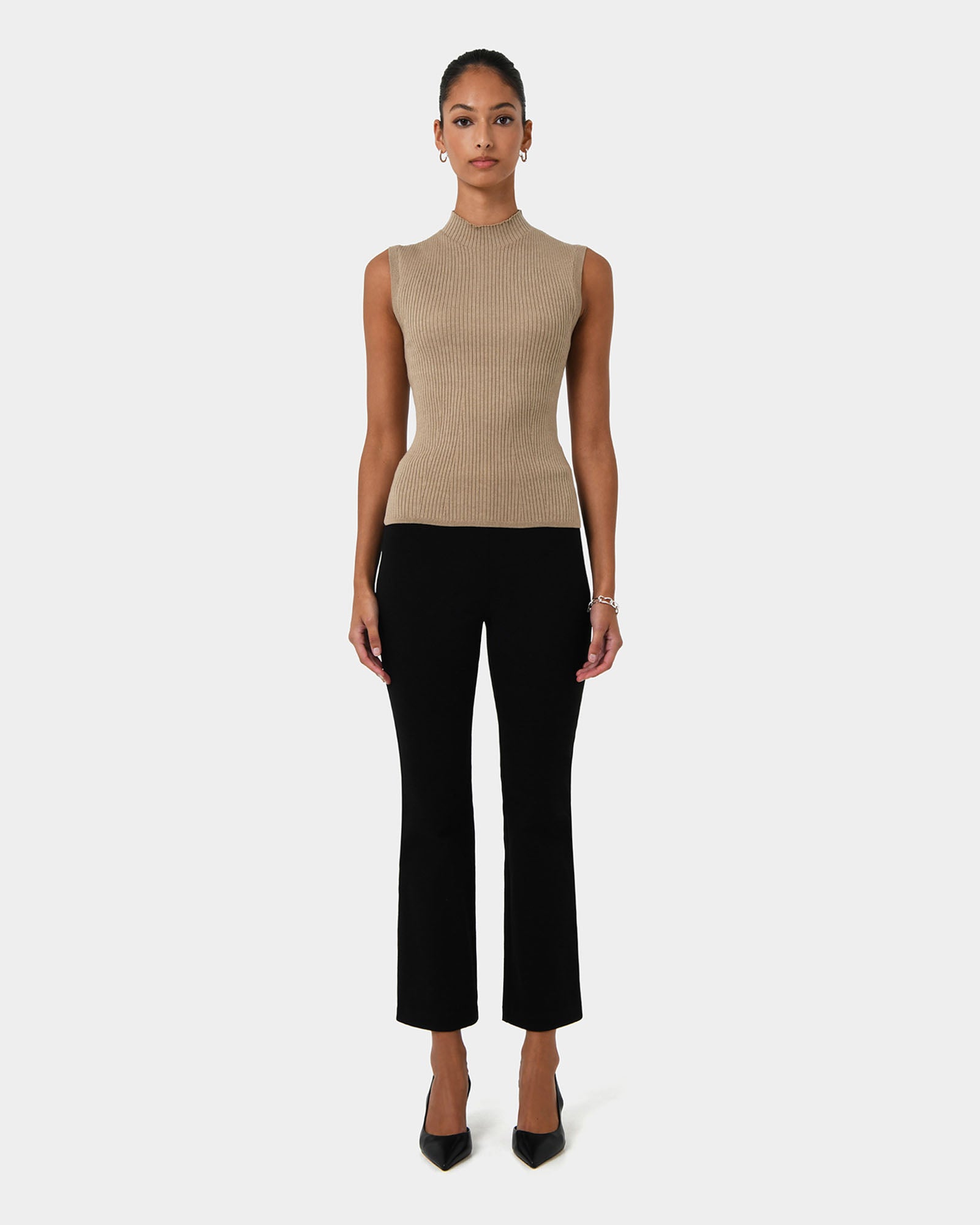 Charm Mock Neck Knit