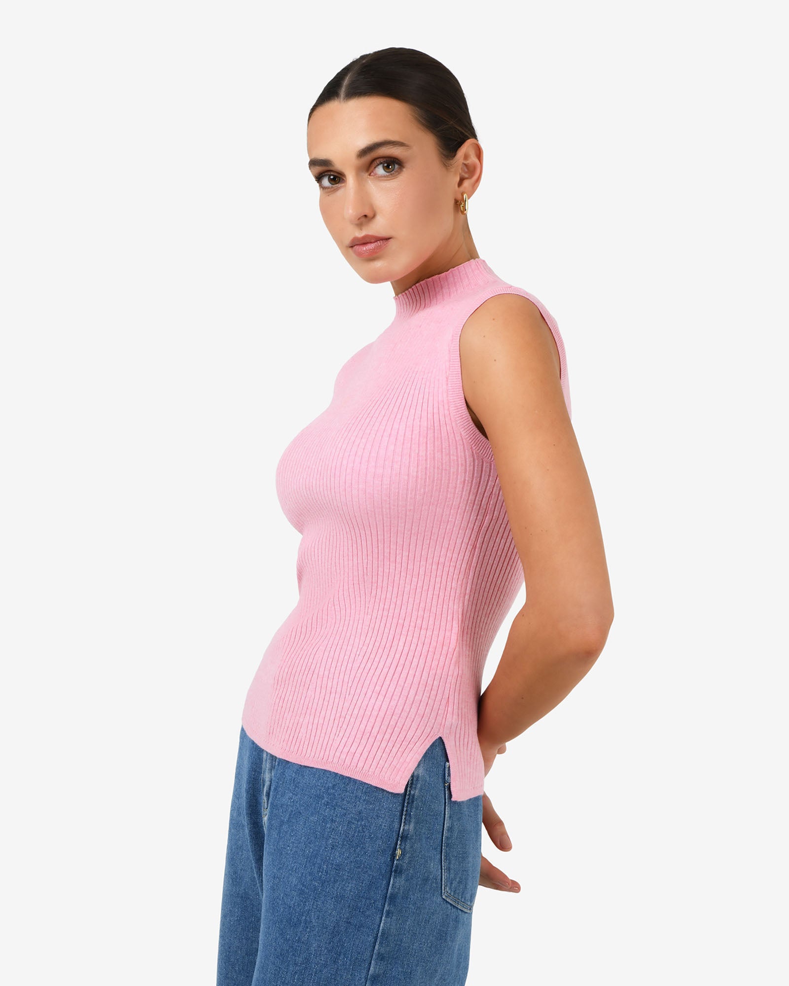 Charm Mock Neck Knit