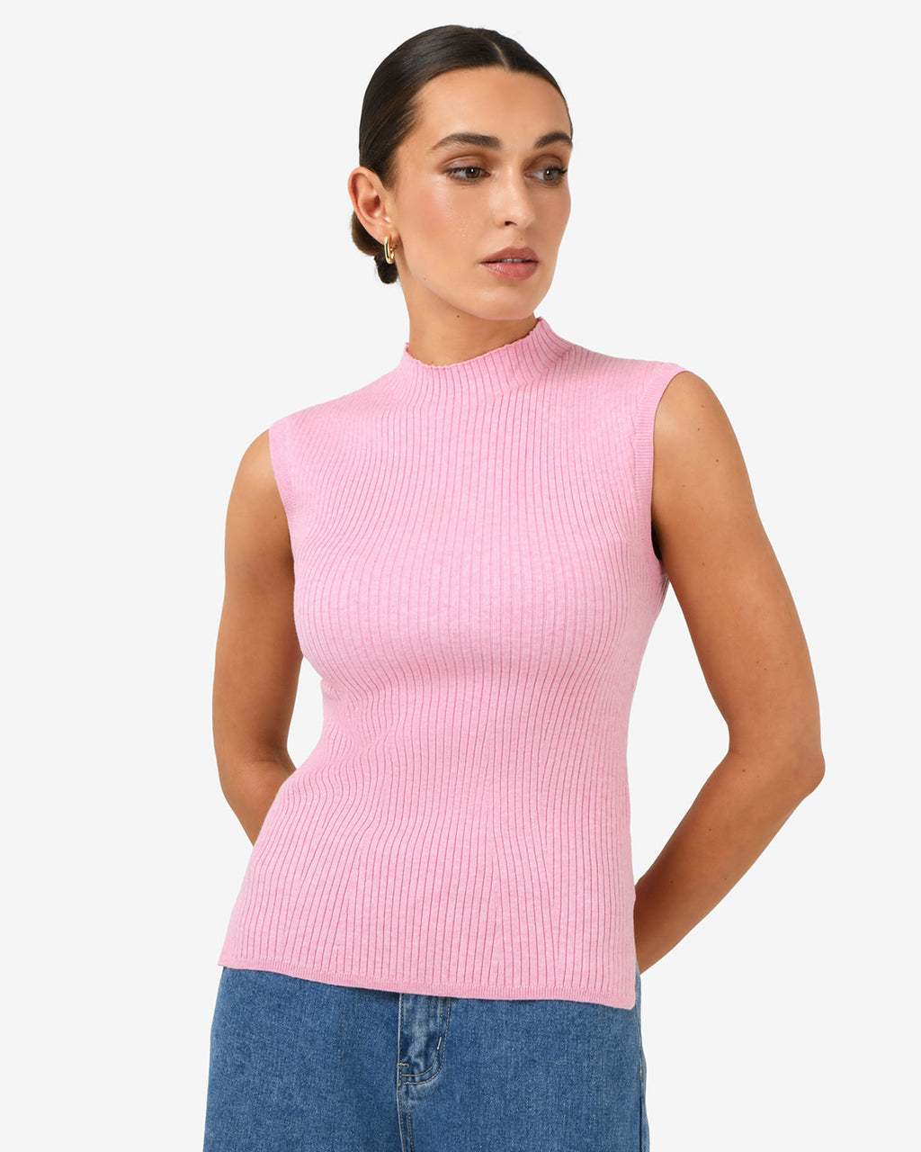 Charm Mock Neck Knit