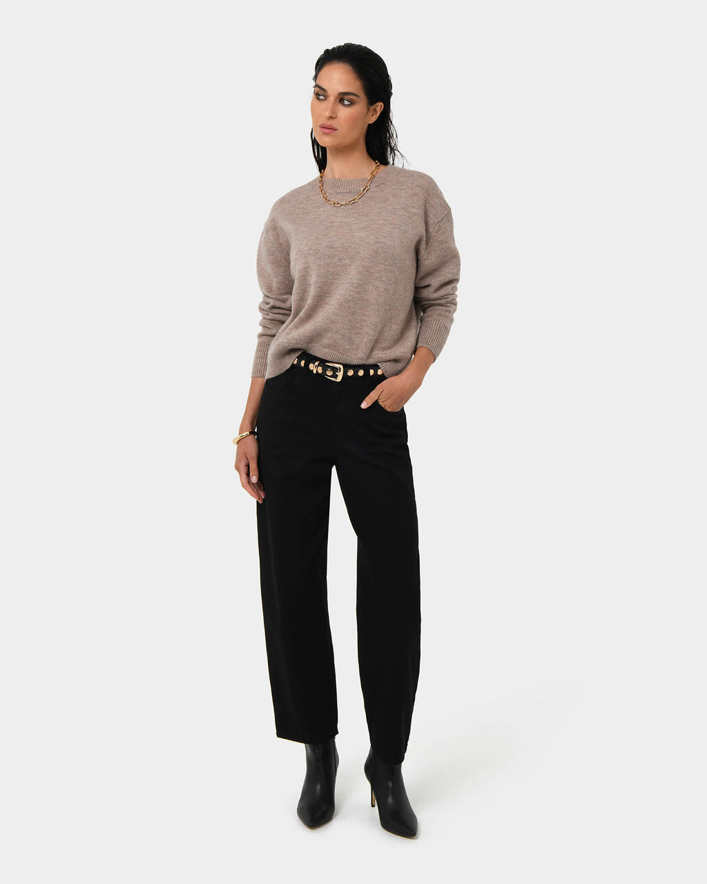 Joyli Round Neck Knit