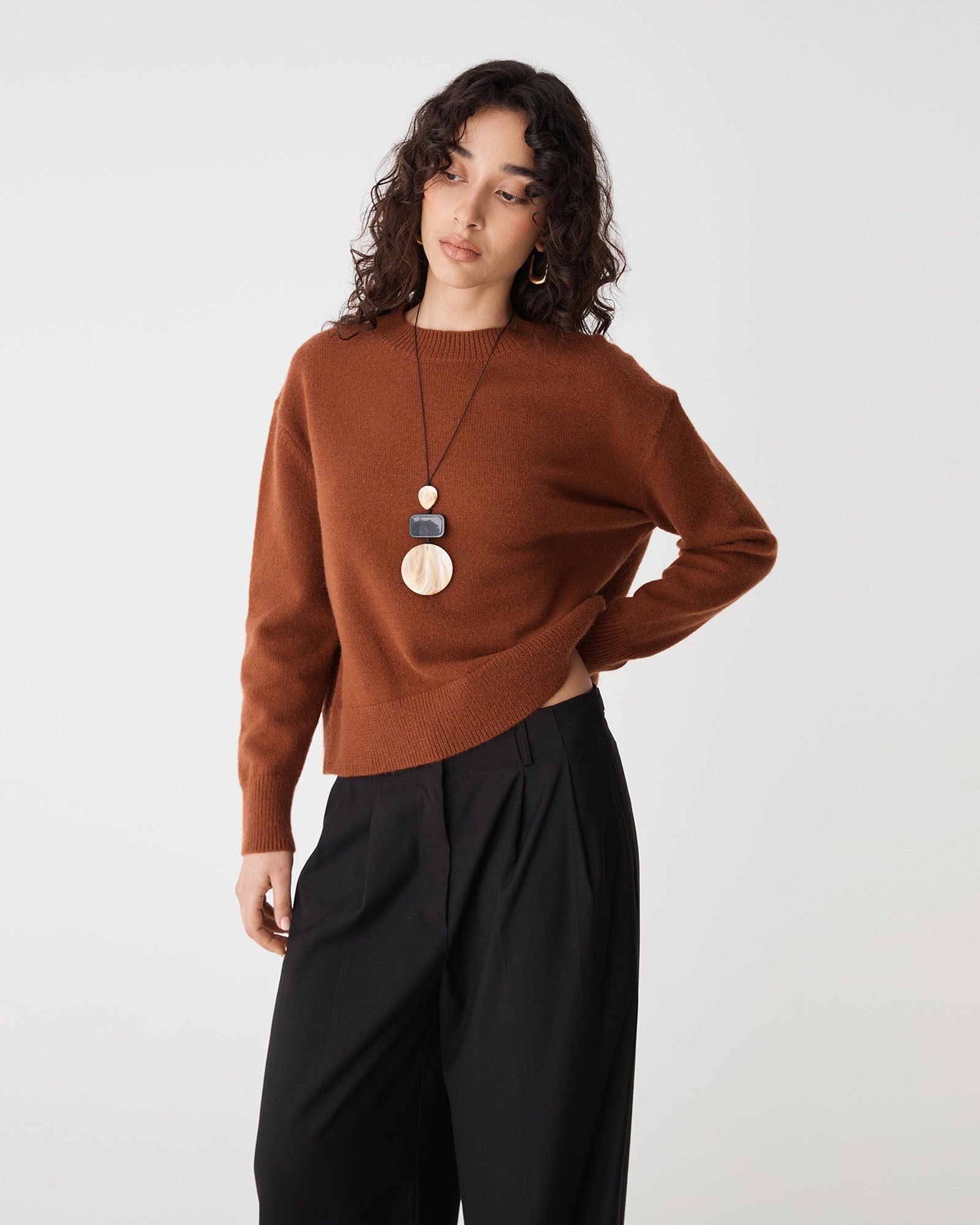 Joyli Round Neck Knit