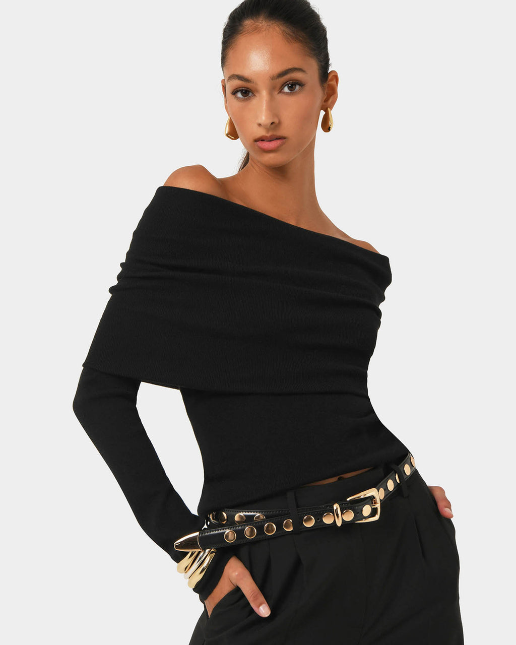 Ally Off Shoulder Knit