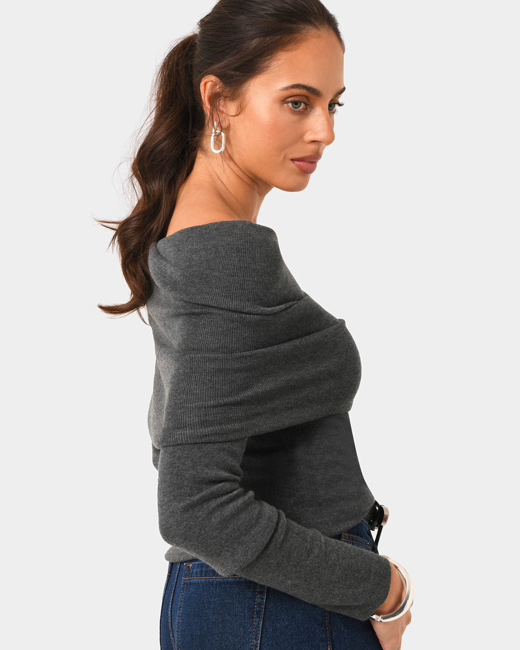 Ally Off Shoulder Knit