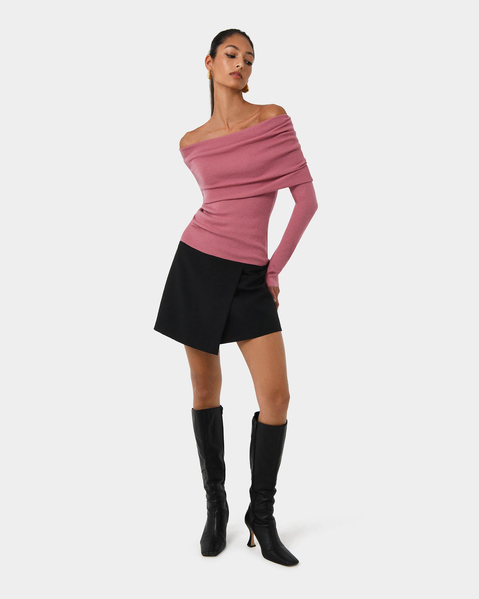 Ally Off Shoulder Knit