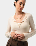 Henley Button Up Knit