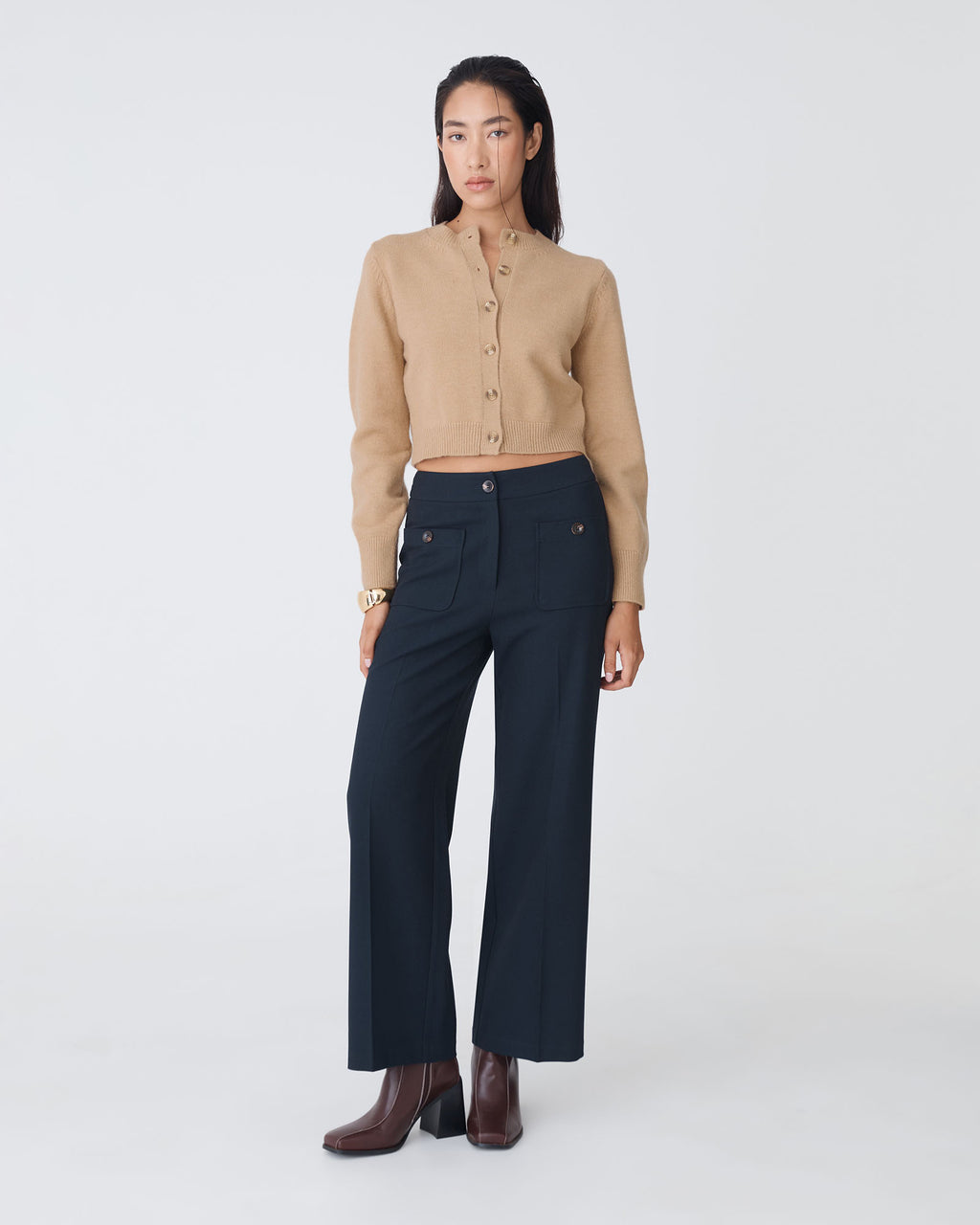 Alina Button Cardigan