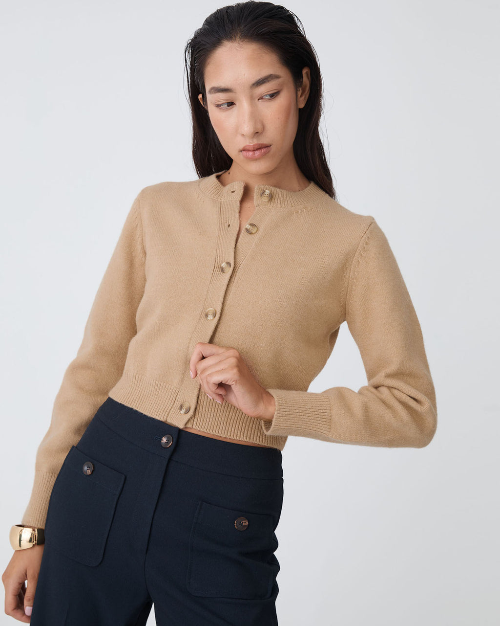 Alina Button Cardigan
