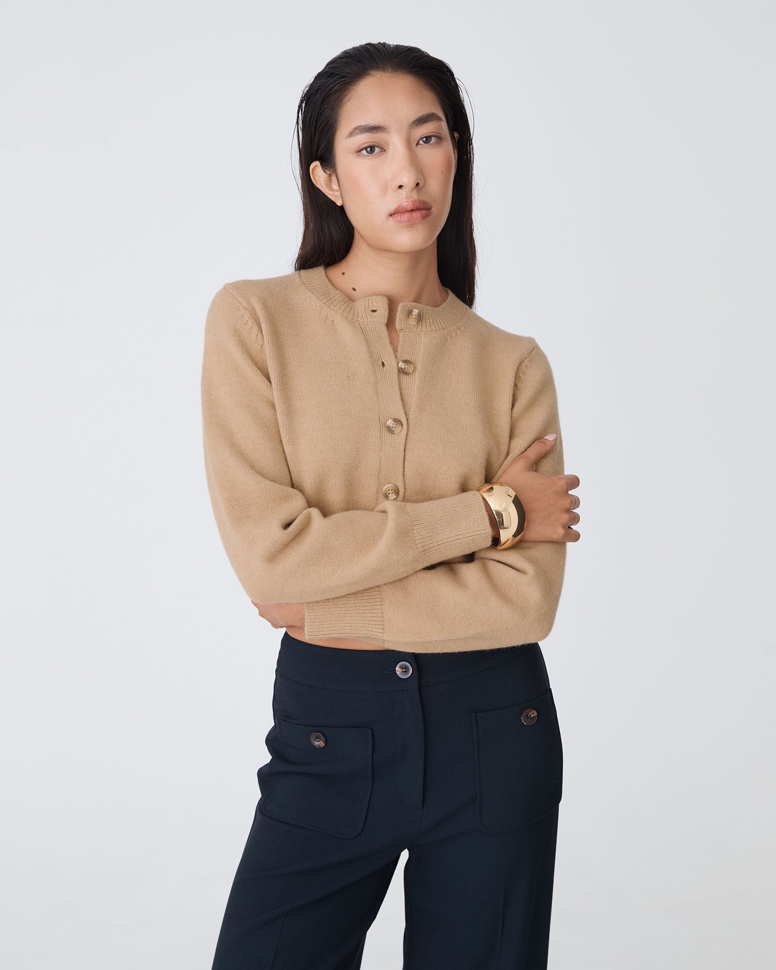 Alina Button Cardigan