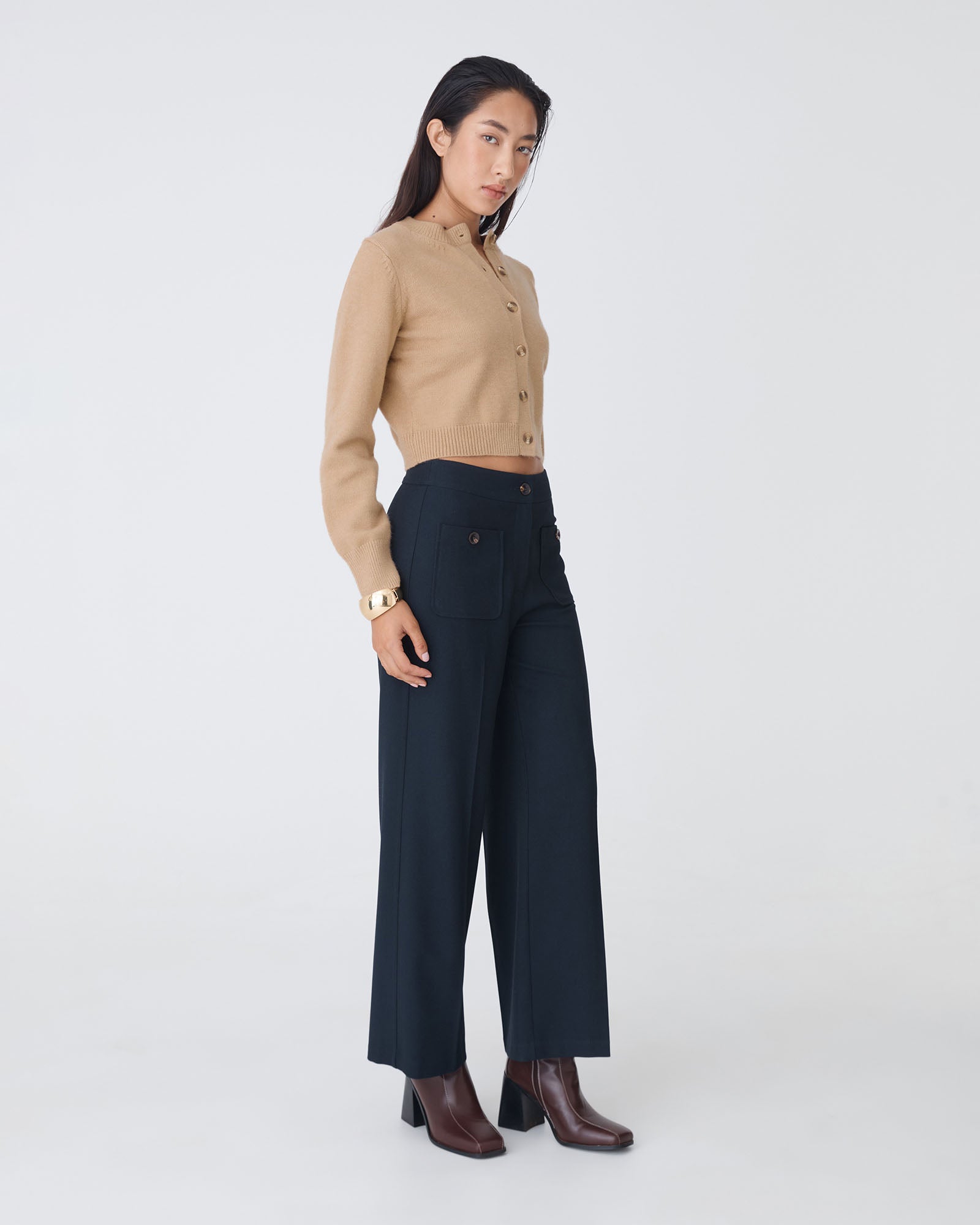 Alina Button Cardigan