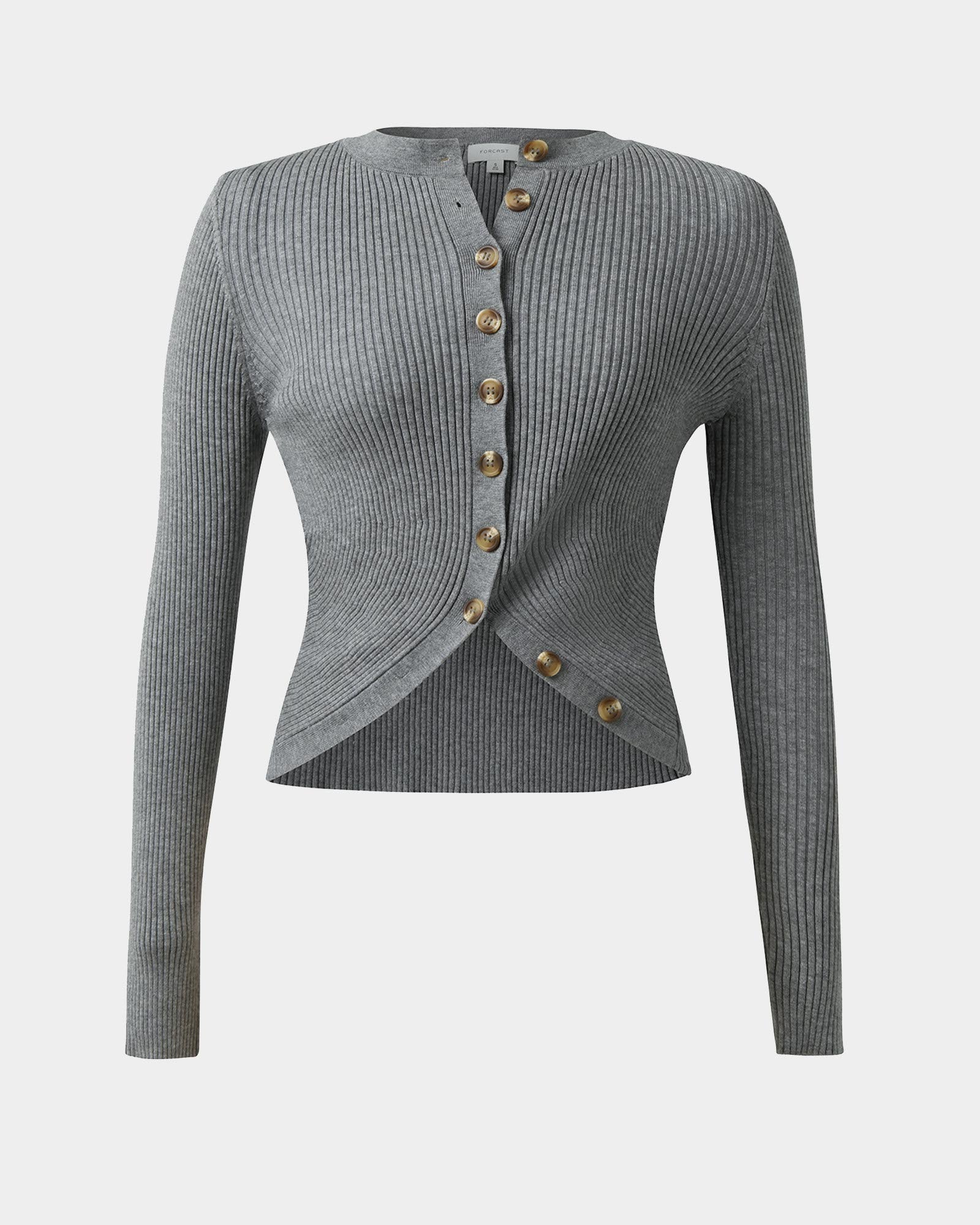 Abaya Button Crop Knit