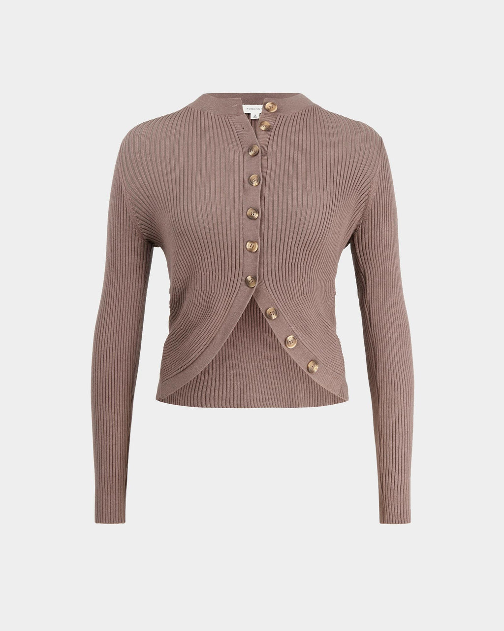 Abaya Button Crop Knit
