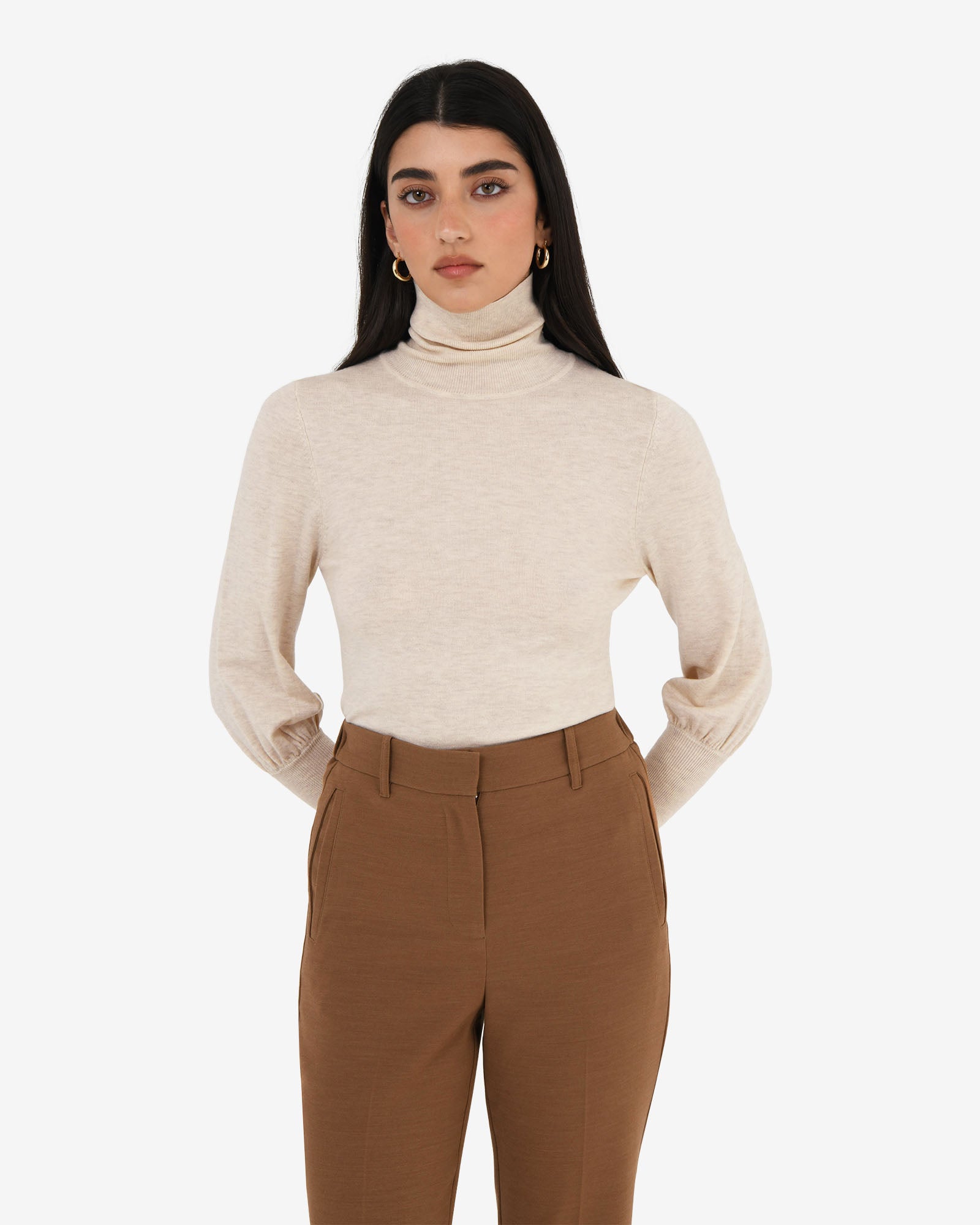 Nolan High Neck Knit
