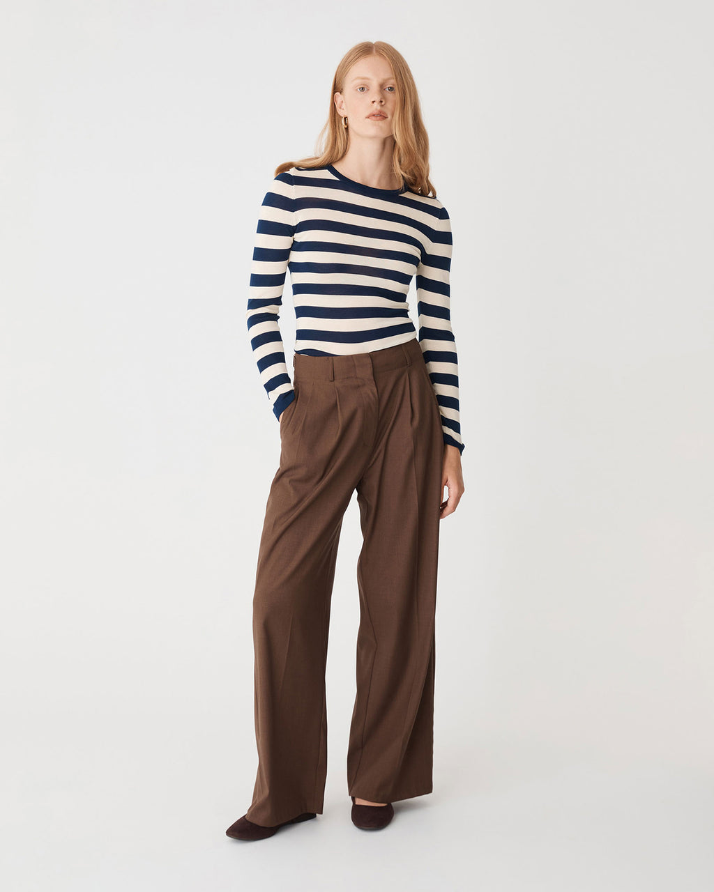 Lana Stripe Knit Top