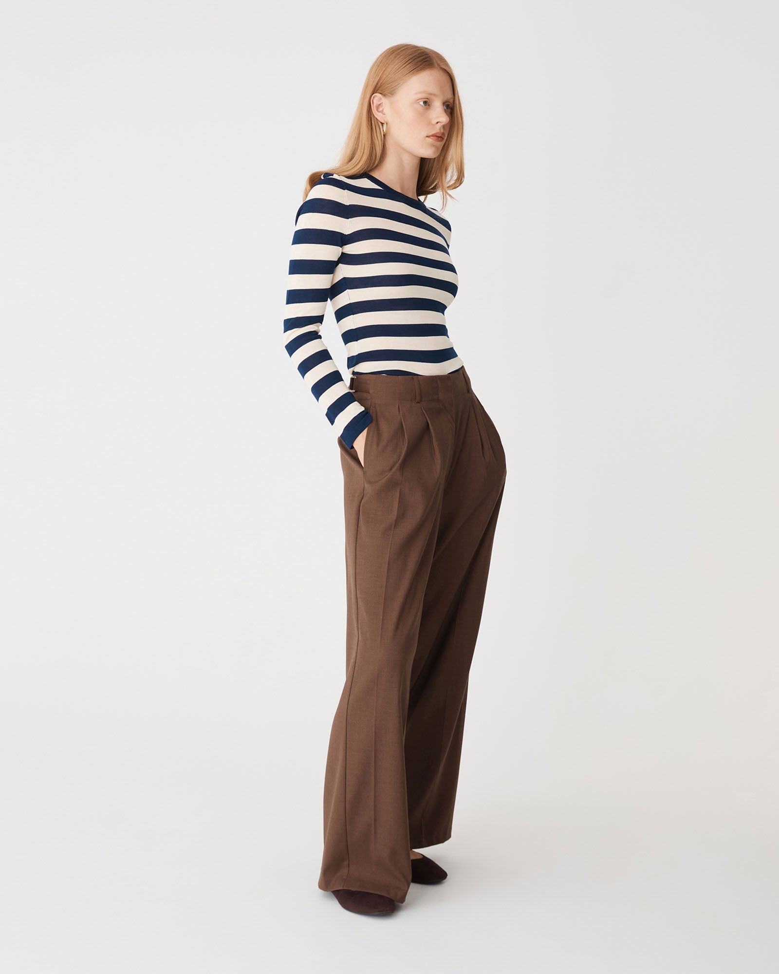 Lana Stripe Knit Top