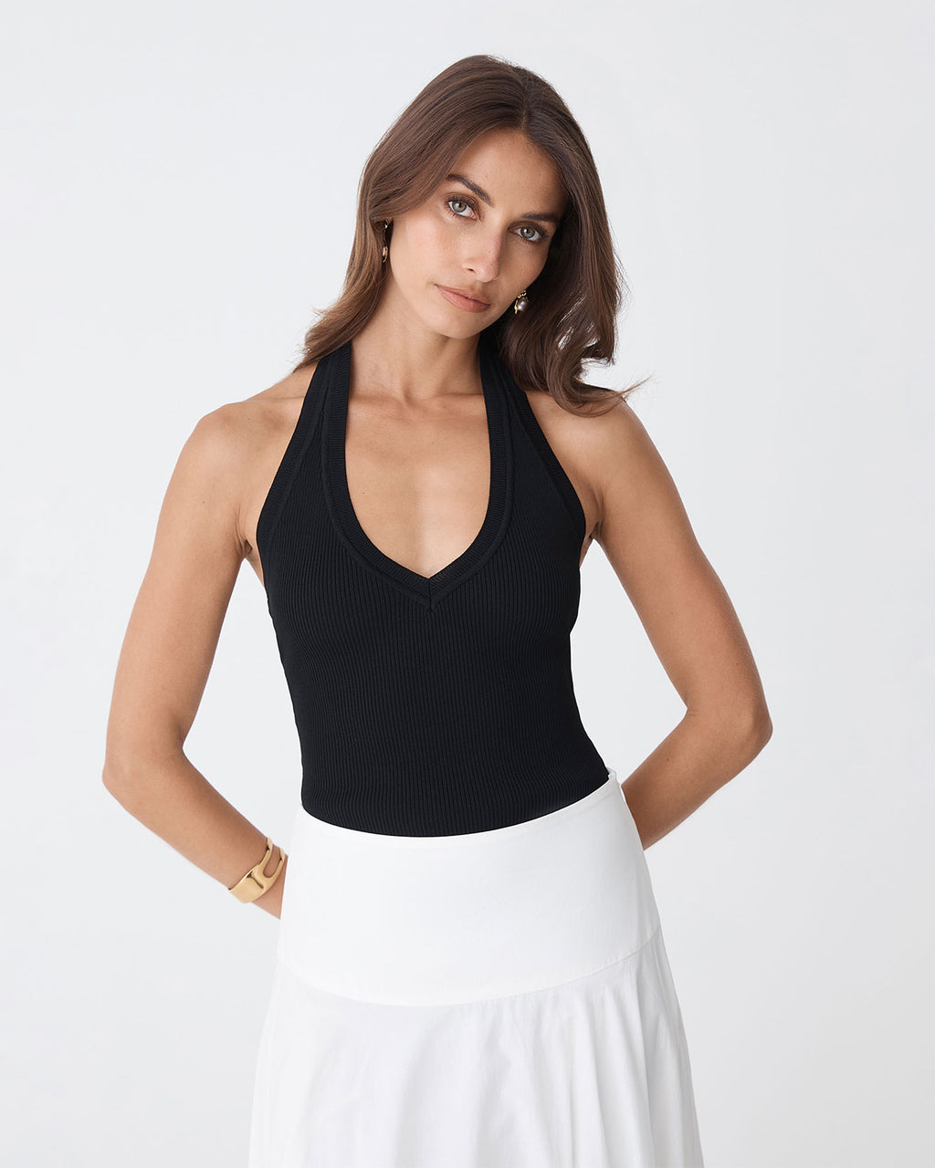 Chantell Halter Knit Top
