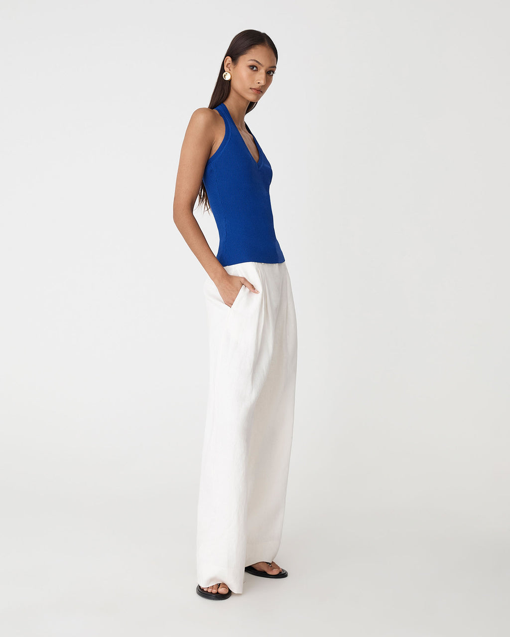 Chantell Halter Knit Top
