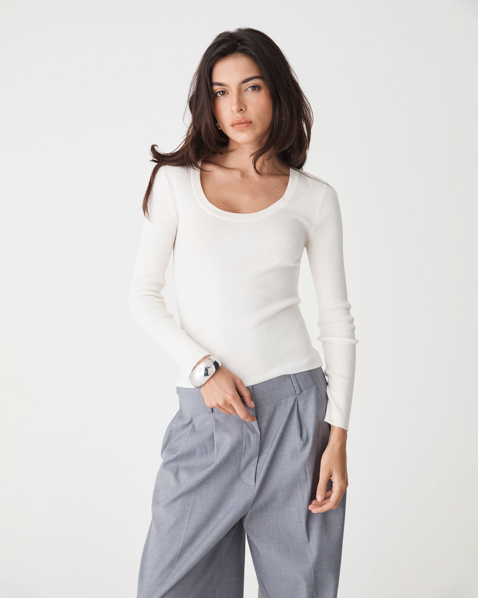 Samira Scoop Neck Knit