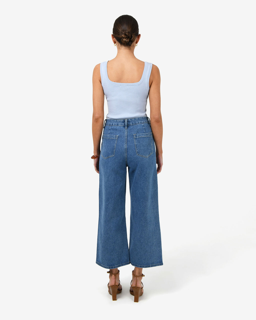 Ella Square Neck Rib Knit