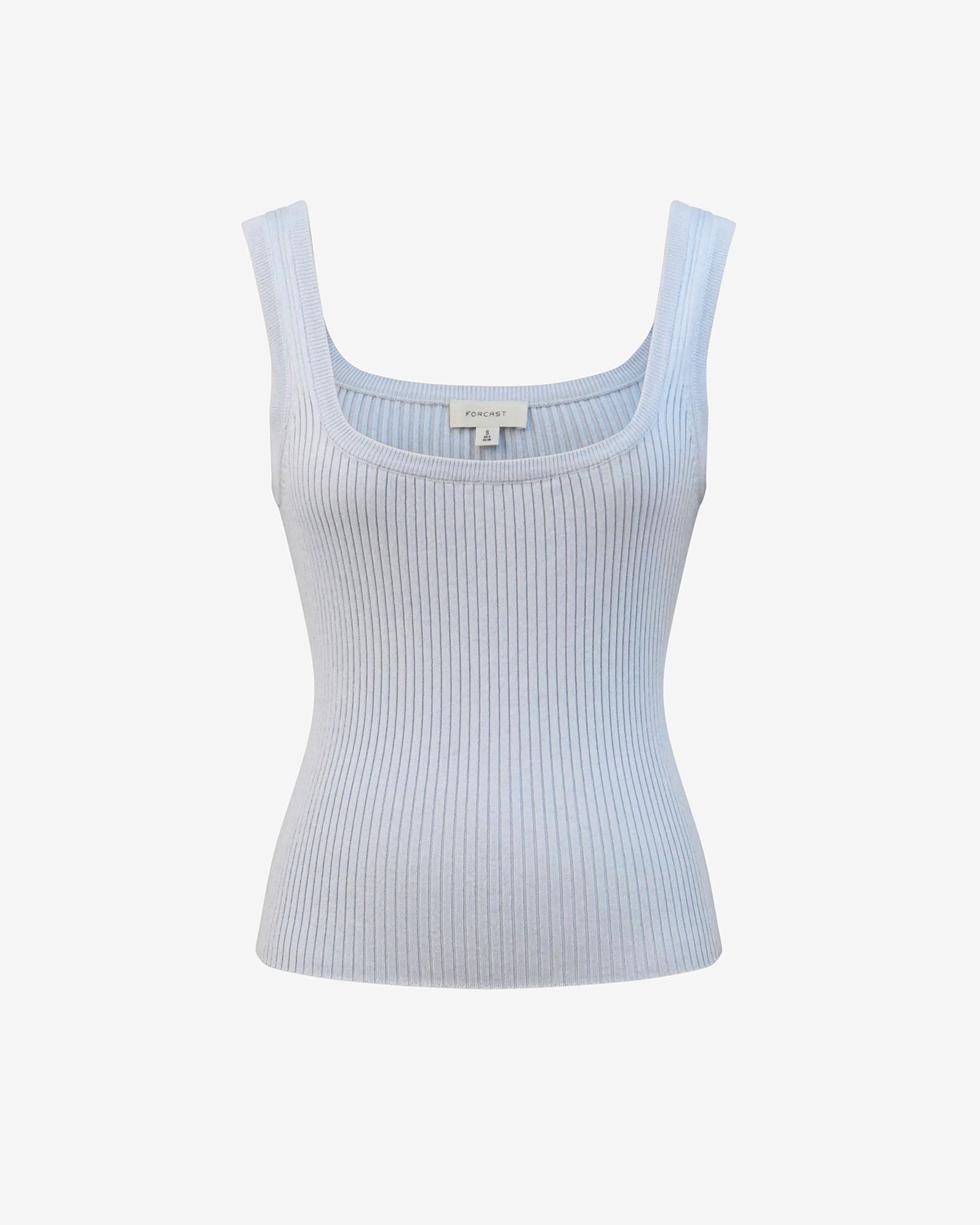 Ella Square Neck Rib Knit