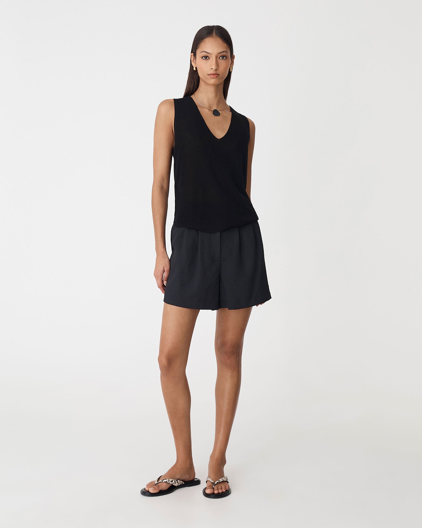 Jillian Lyocell Blend Tank