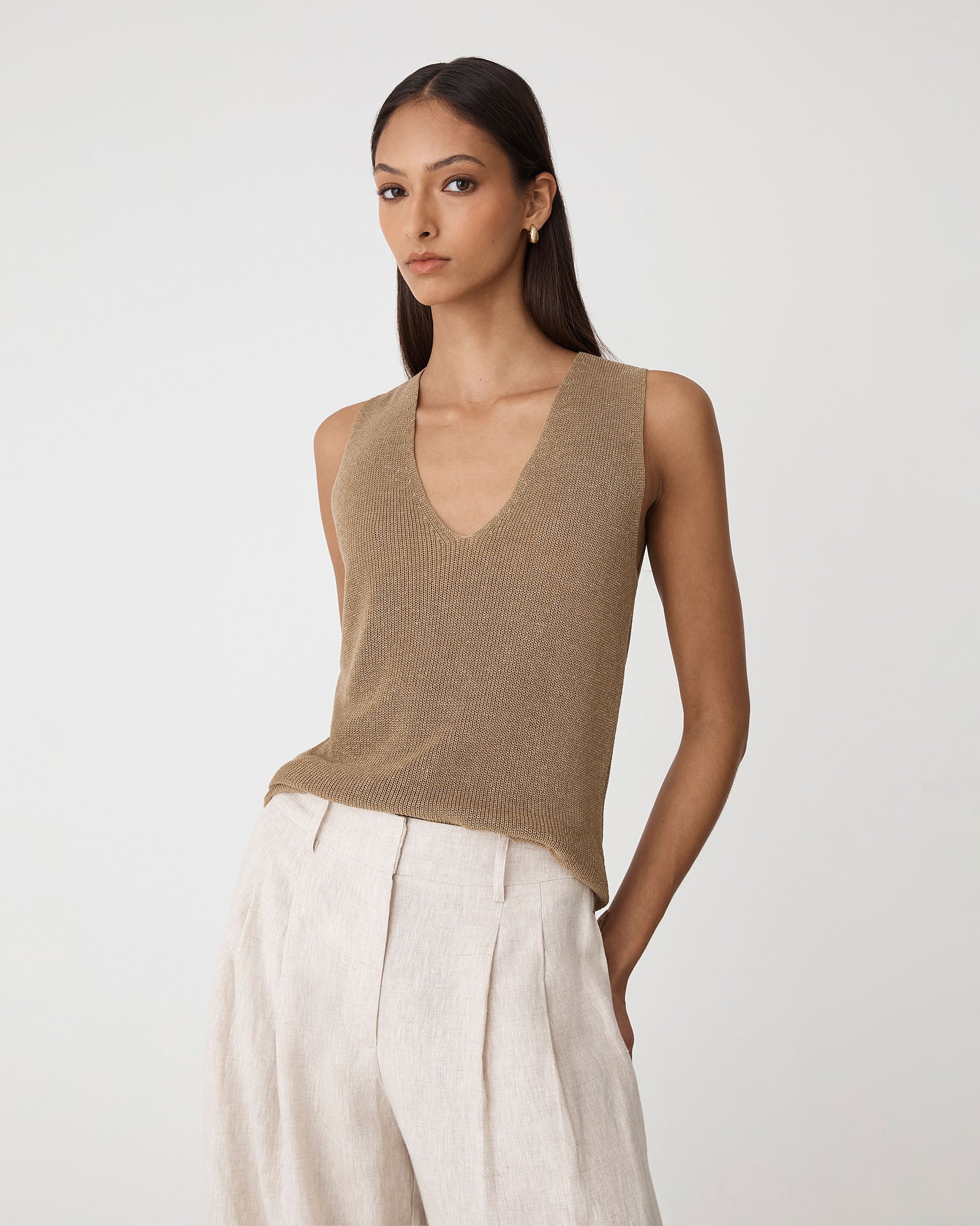 Jillian Lyocell Blend Tank