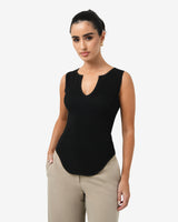 Noemi Split Neck Tank