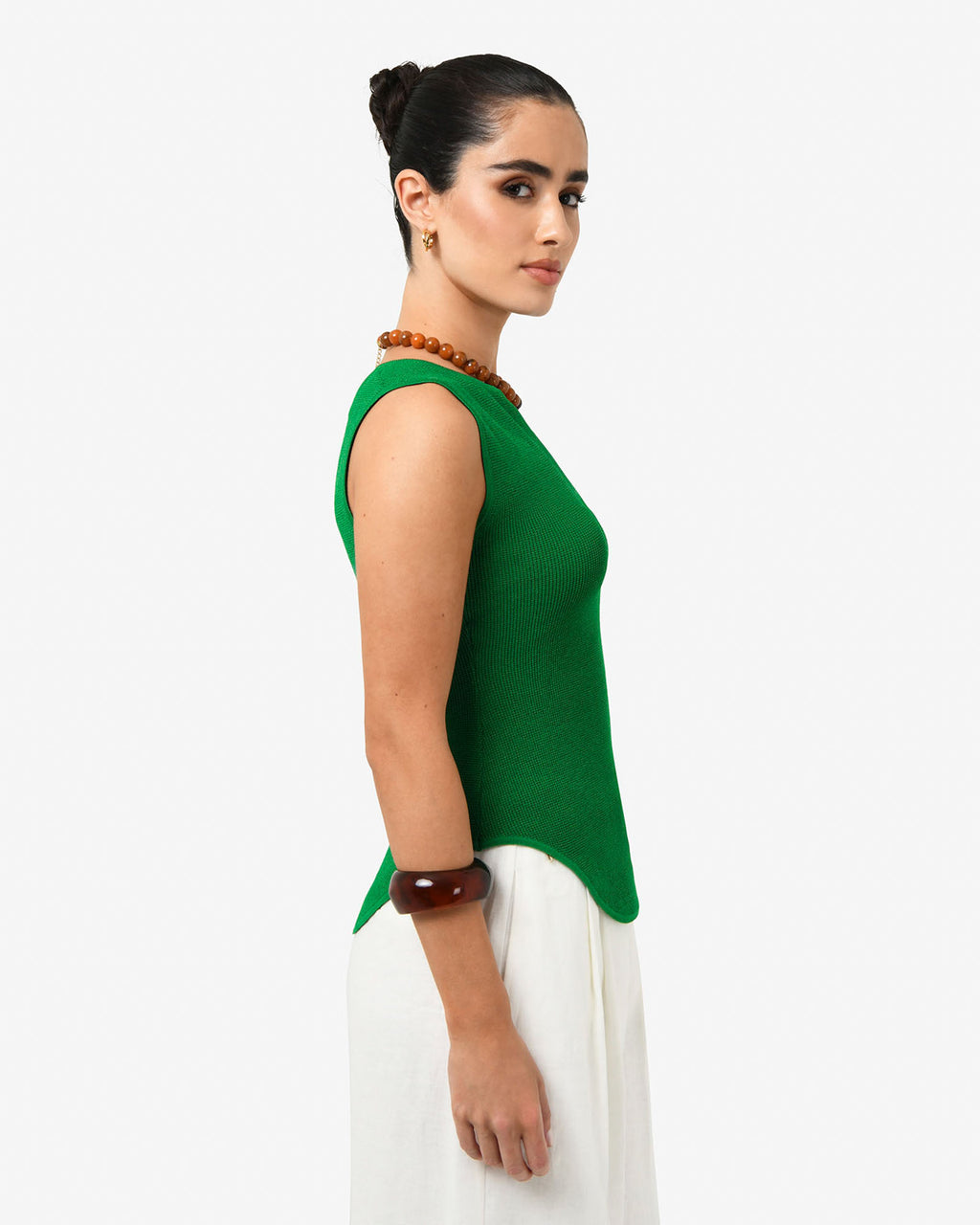 Noemi Split Neck Tank