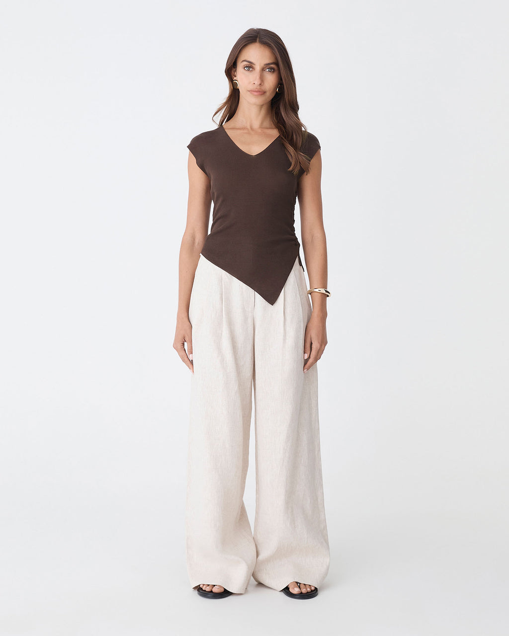 Galina Ruched Lyocell Knit