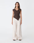 Galina Ruched Lyocell Knit