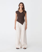 Galina Ruched Lyocell Knit