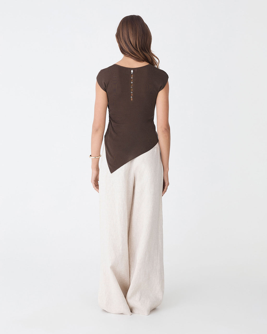 Galina Ruched Lyocell Knit