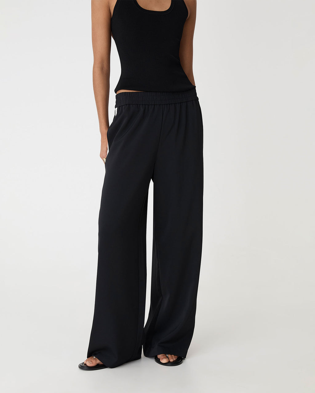 Alla Contrast Elastic Pants
