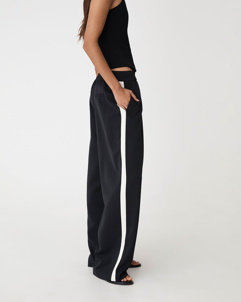 Alla Contrast Elastic Pants