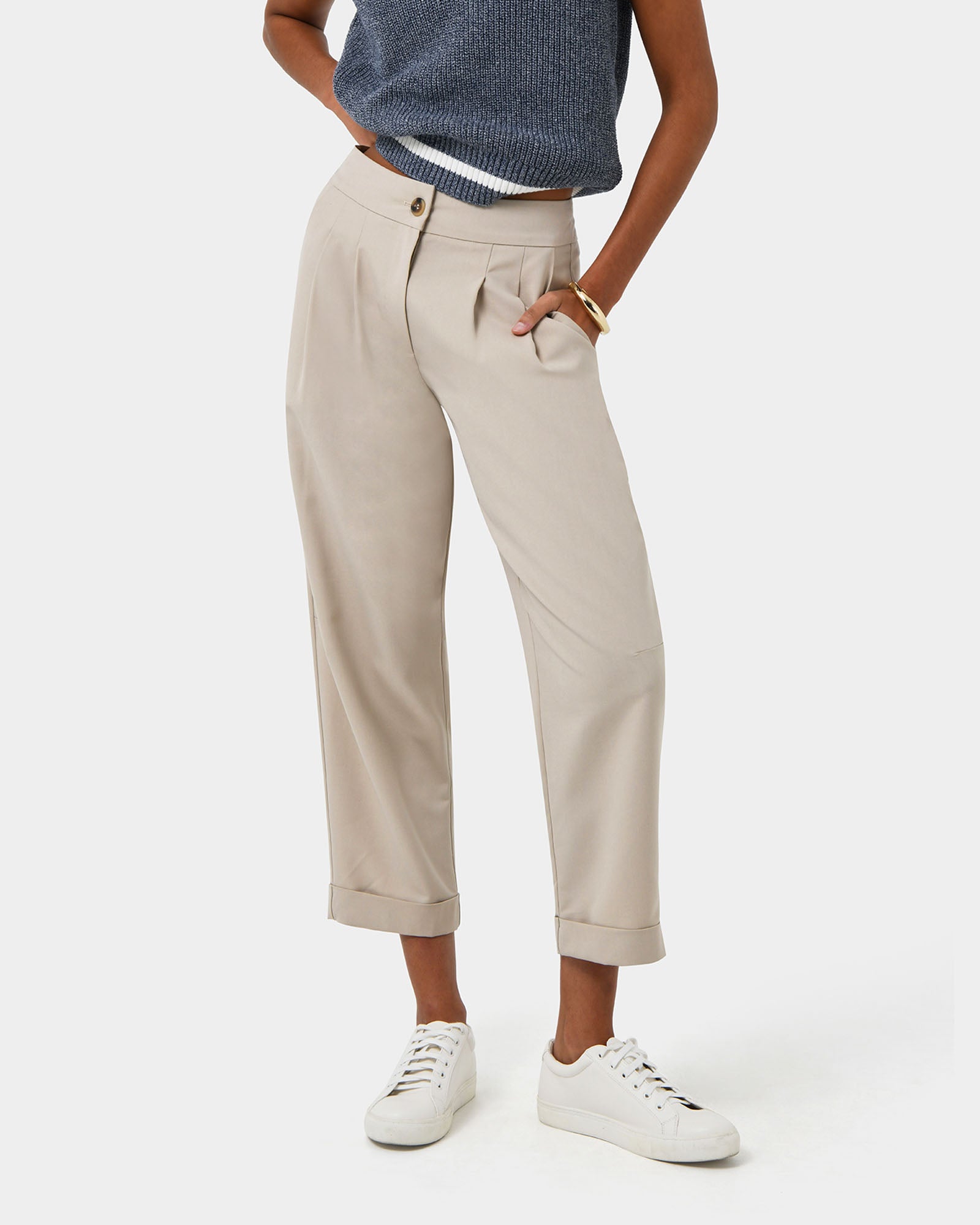 Antonia Relaxed Cuff Pants