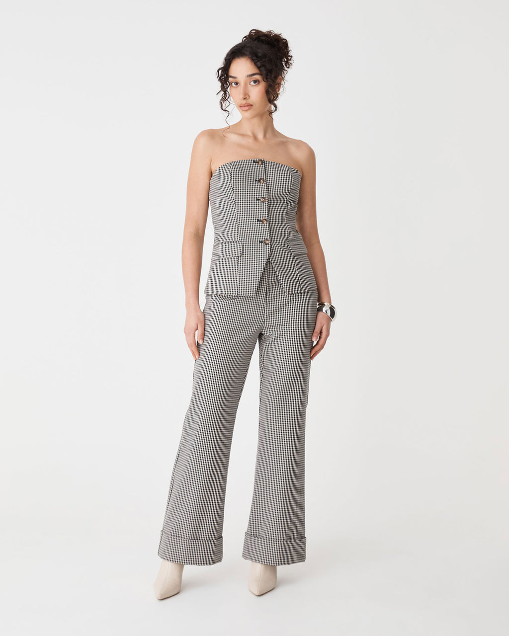 Flynn Wide Leg Cuff Pants