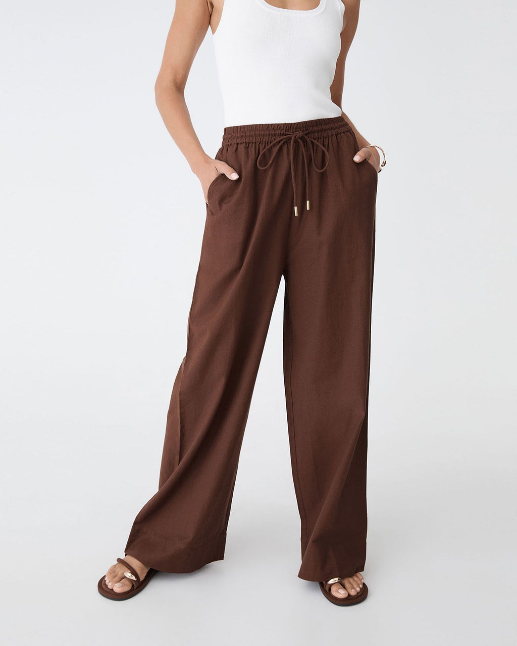 Bronte Cotton Drawstring Pants