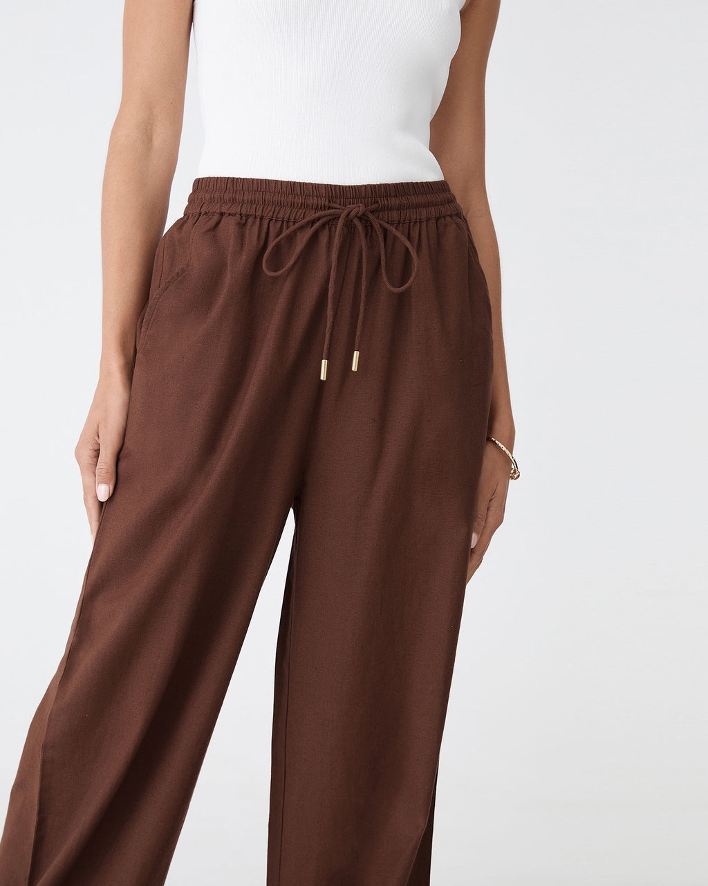 Bronte Cotton Drawstring Pants