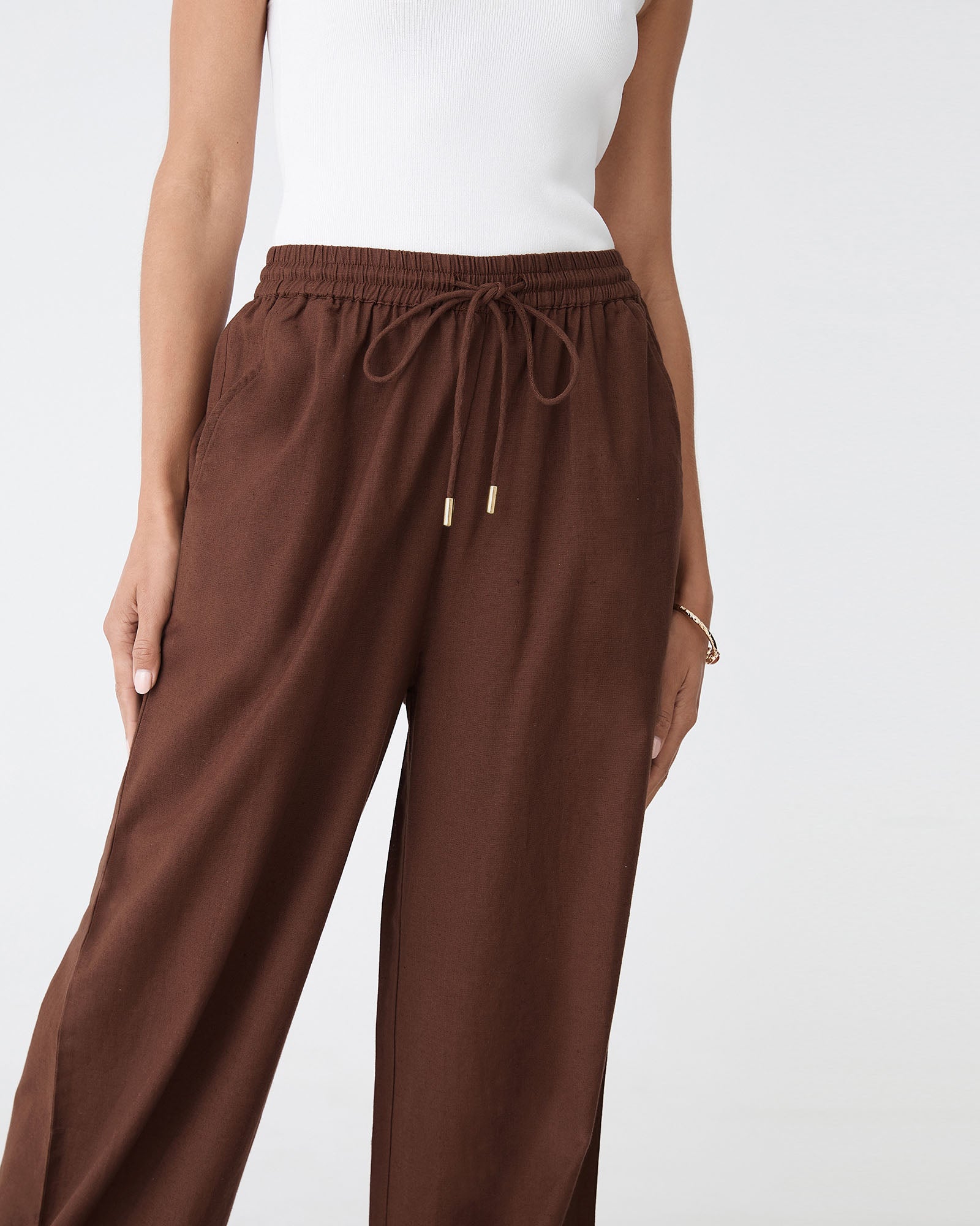 Bronte Cotton Drawstring Pants