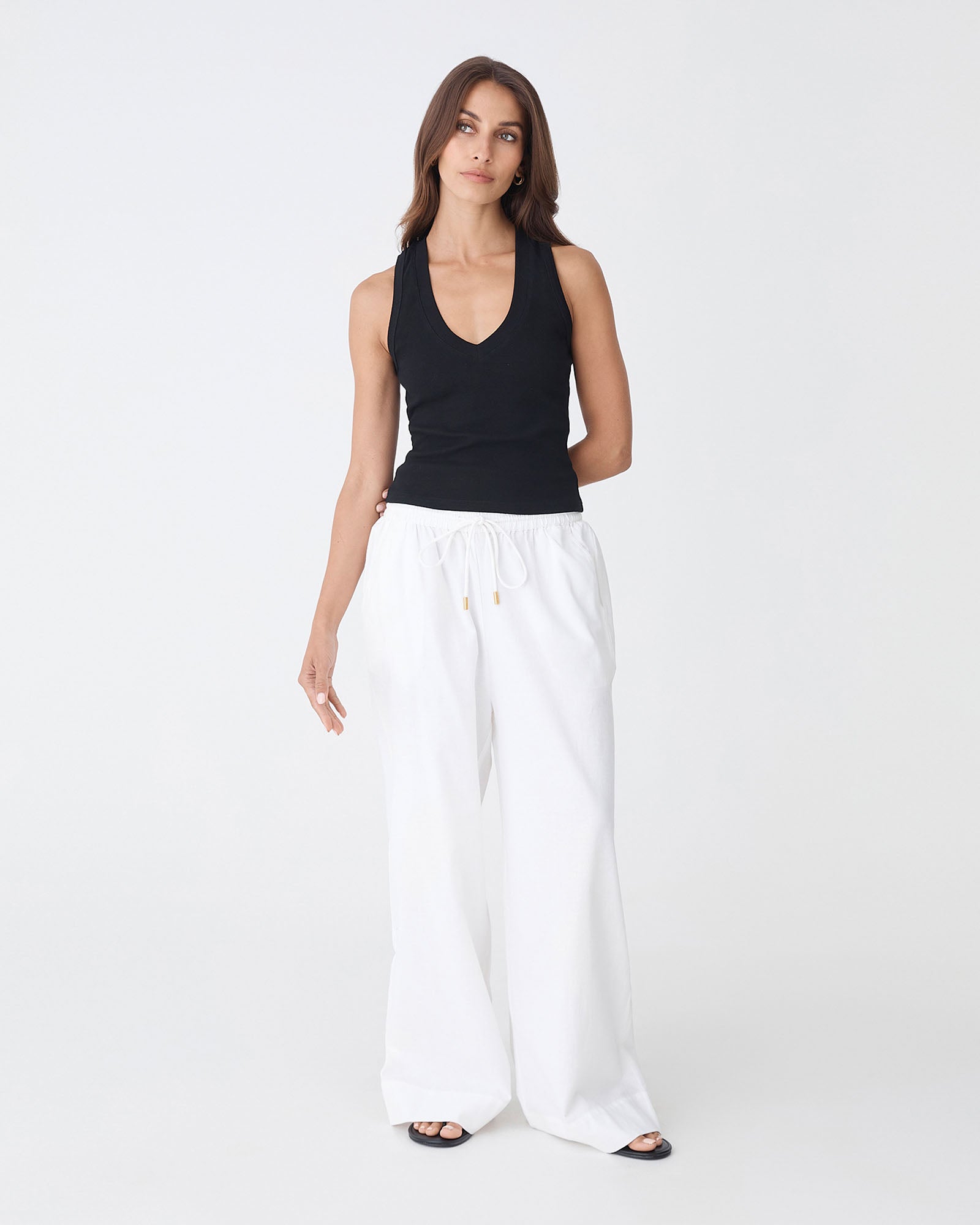 Bronte Cotton Drawstring Pants
