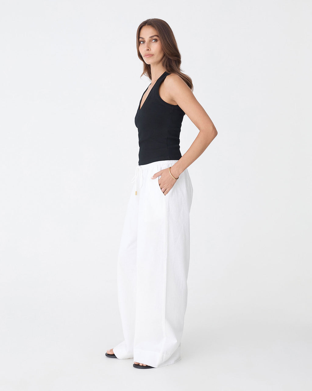 Bronte Cotton Drawstring Pants
