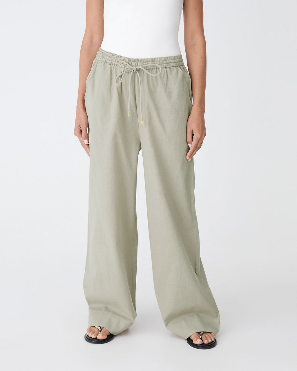 Bronte Cotton Drawstring Pants