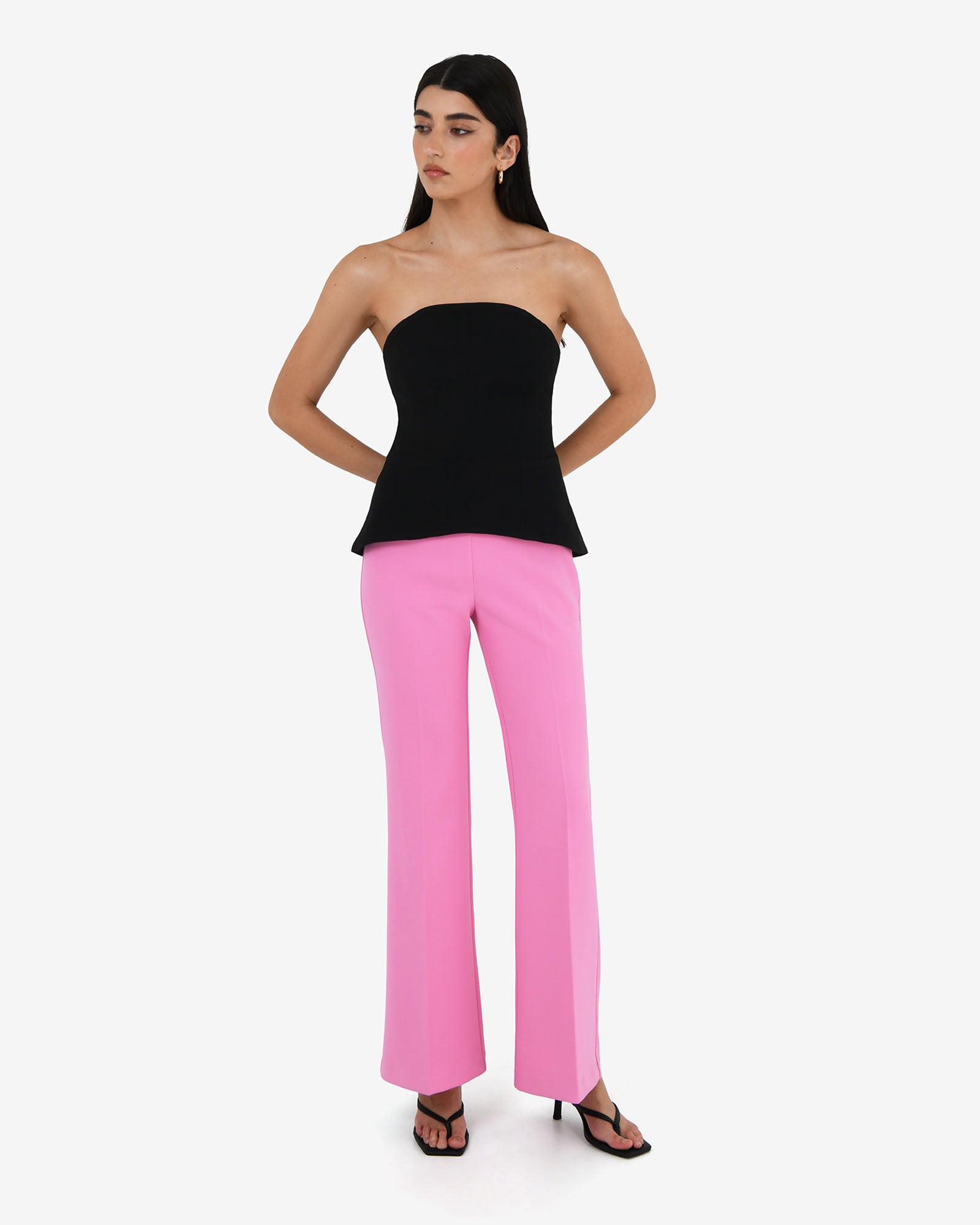 Belmore Crepe Flared Pants