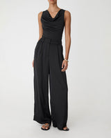 Valeria Wide Leg Satin Pants