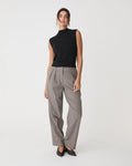 Loretta Pleated Check Pants