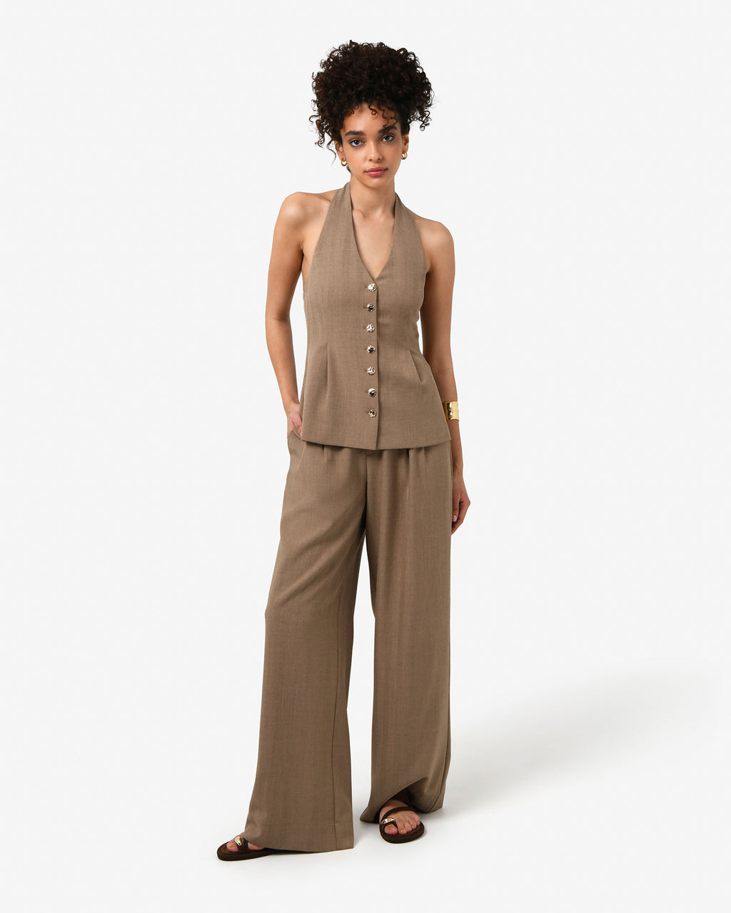 Lola Lurex Blend Wide leg Pant