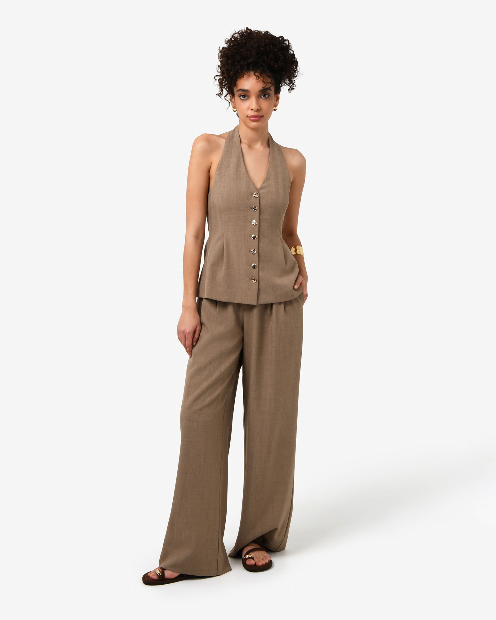 Lola Lurex Blend Wide leg Pant