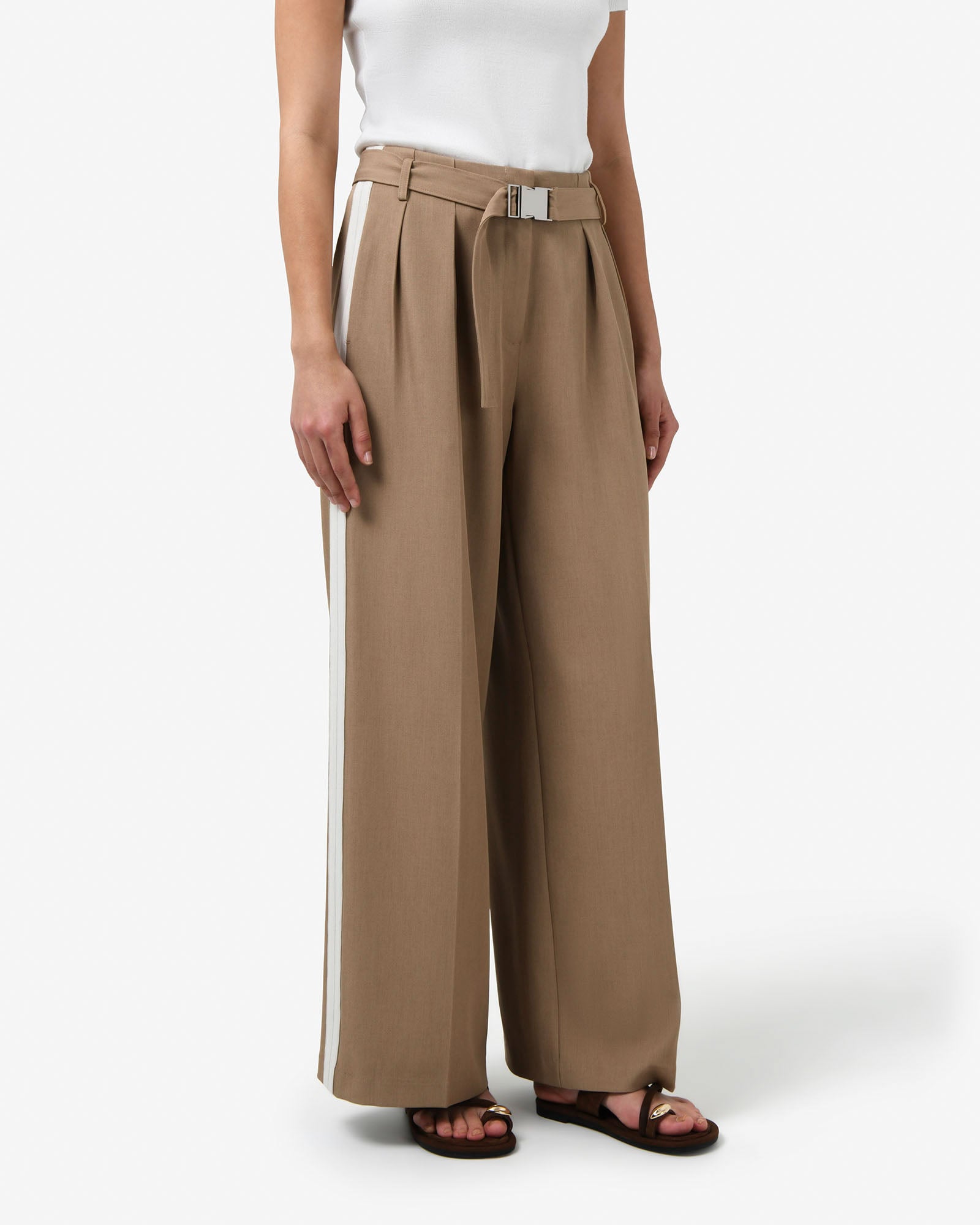 Rowan Belted Contrast Pants