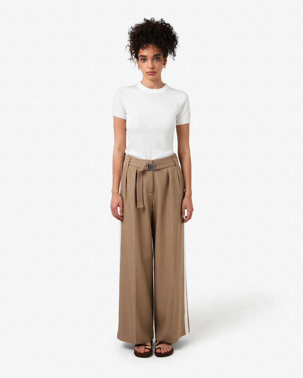 Rowan Belted Contrast Pants