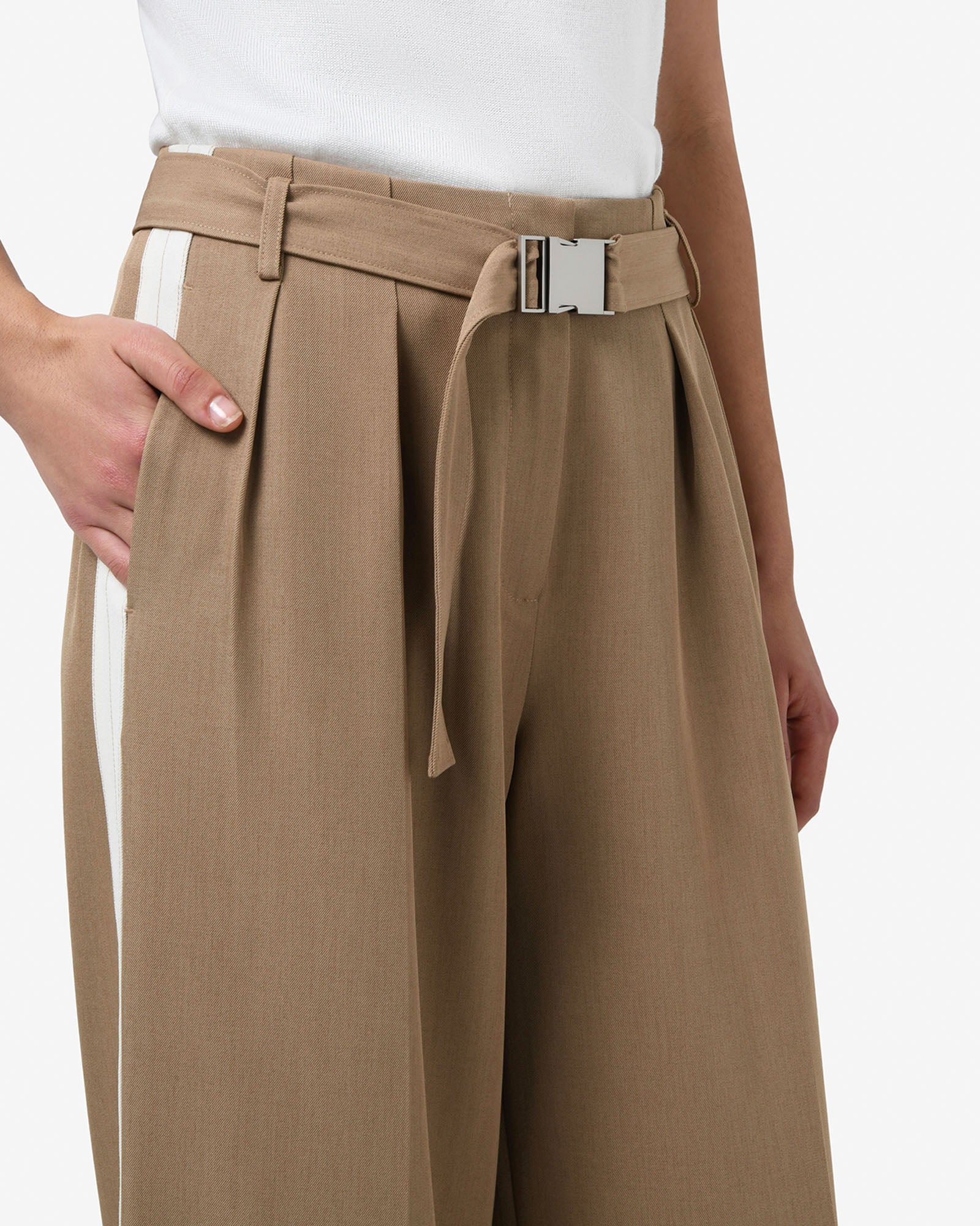 Rowan Belted Contrast Pants